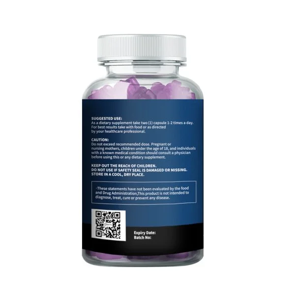 Magnesium + B6 Sleep Gummies | Vegan Plant-Based Formula (Non-GMO/Gluten & Gelatin Free) | Nighttime Relaxation Chewables β 60 Count - Image 3