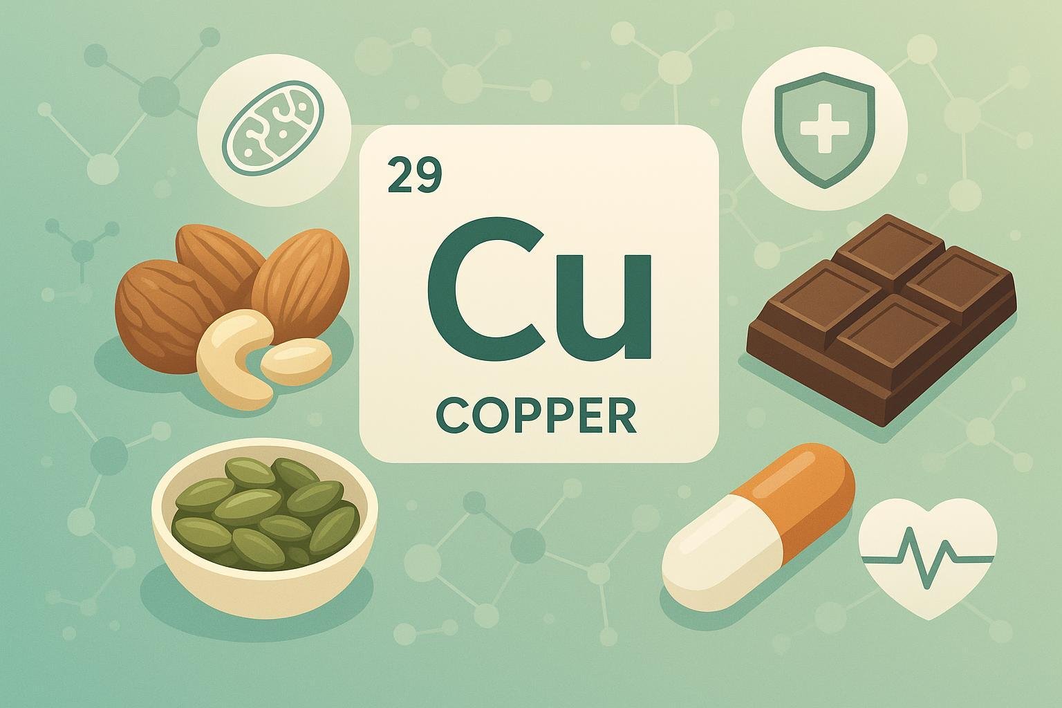 Copper in nutrition: molecular science and food sources