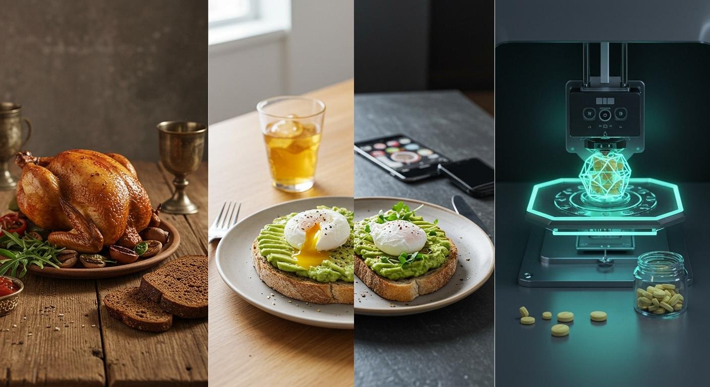 A Timeline of Meals Past, Present, and Future