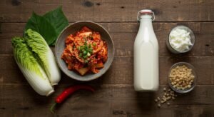 Famous Fermented Dishes Kimchi & Kefir