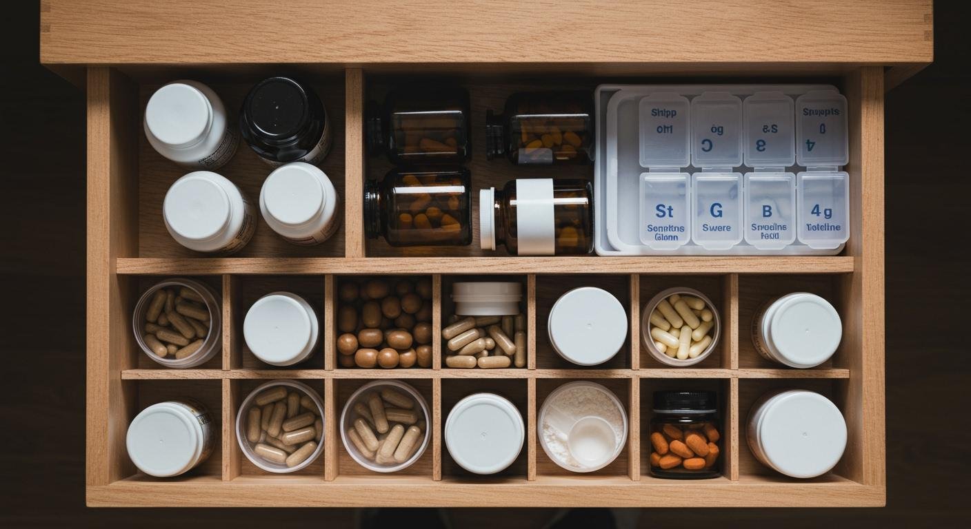 Creating a Supplement Drawer This Weekend