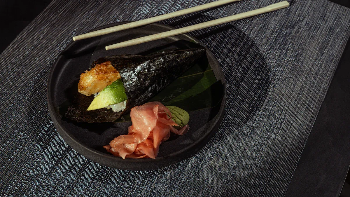Ingredients for Natto Hand Rolls