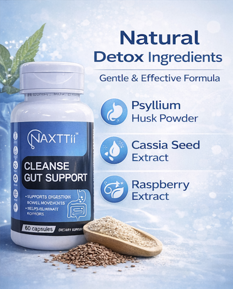 Gut Cleanse & Digestive Support Supplement – Natural Detox Formula (60 Capsules) - Image 4