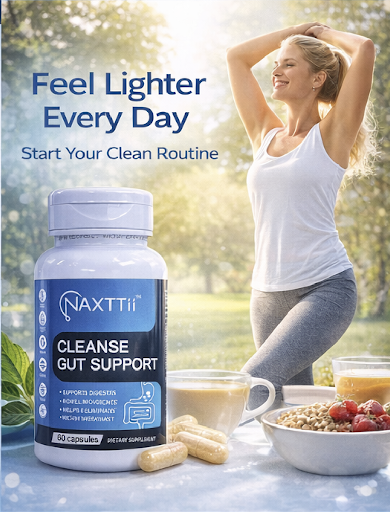 Gut Cleanse & Digestive Support Supplement – Natural Detox Formula (60 Capsules) - Image 5